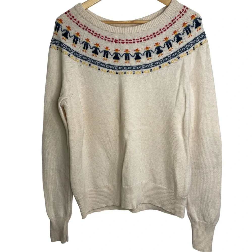 Lucky Brand Wool Blend Fair Isle Sweater XL – Winter Nordic Knit - Picture 1 of 4